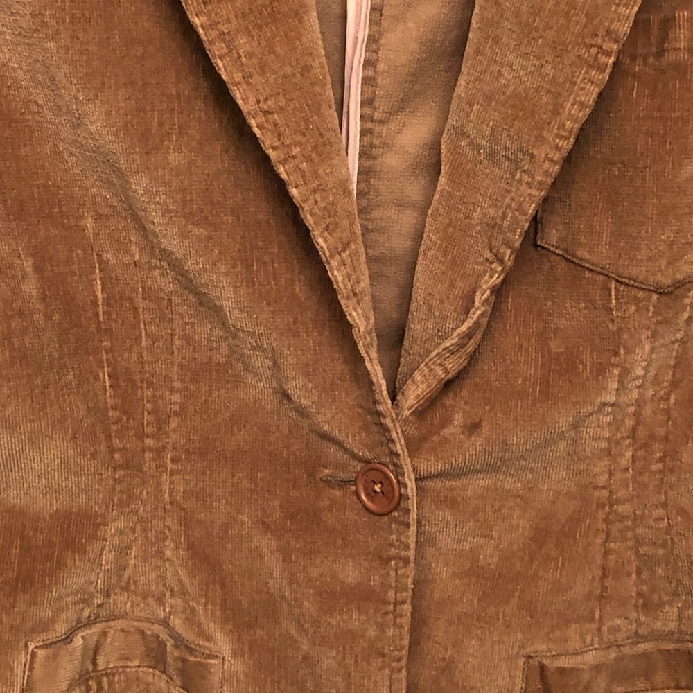 Corduroy jacket Tan/brown Size Large—#042 - Picture 4 of 13